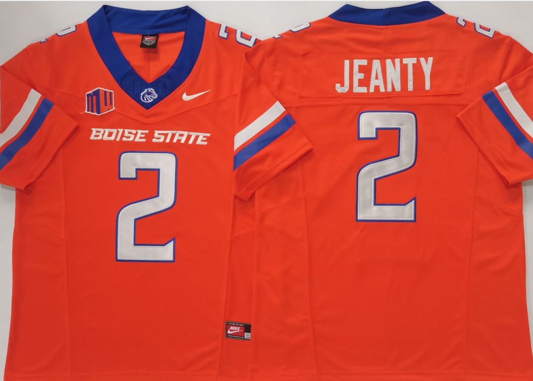 Men Boise State Broncos #2 Jeanty Orange 2025 Nike Limited NCAA Jersey->more ncaa teams->NCAA Jersey